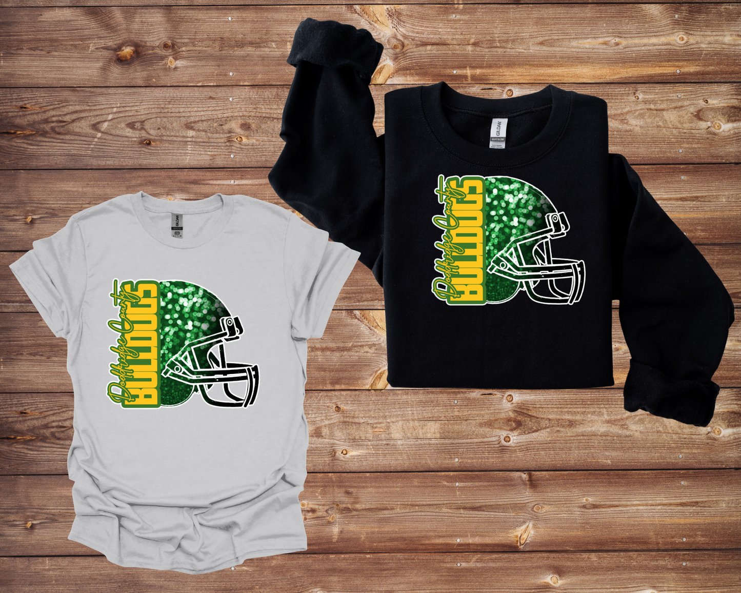 Doddridge County Football Helmet