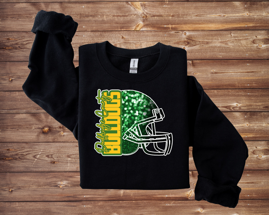 Doddridge County Football Helmet