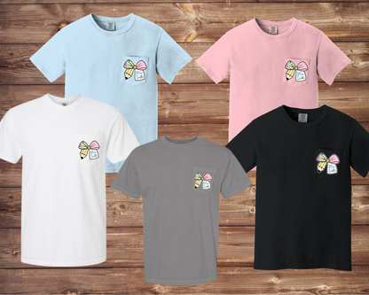Teacher Custom Bow Pocket Tee